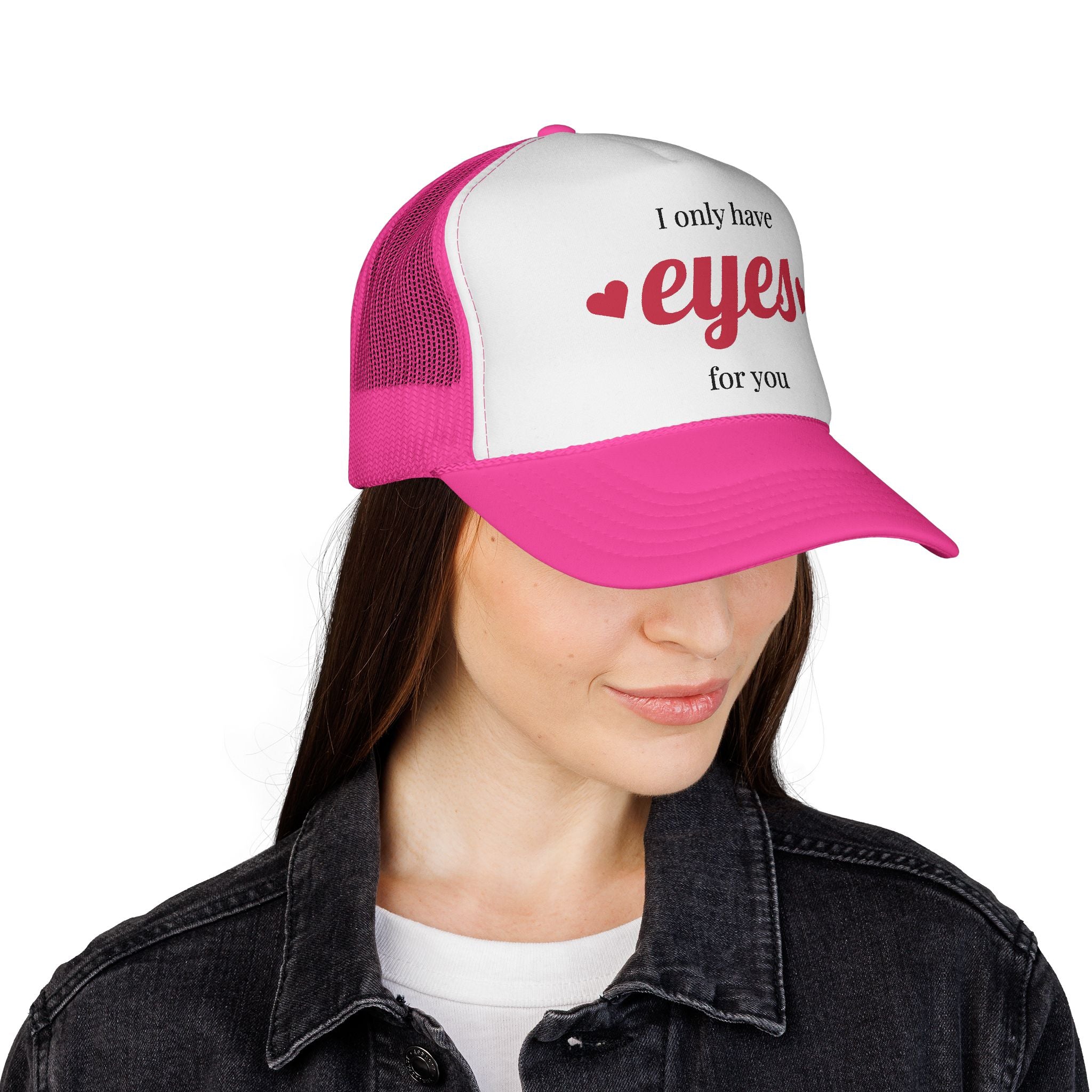 Romantic Trucker Caps, Gift for Him or Her, Cute Love Hat, Valentine's Day Accessory, Relationship Humor Cap, Fun Couple Gift