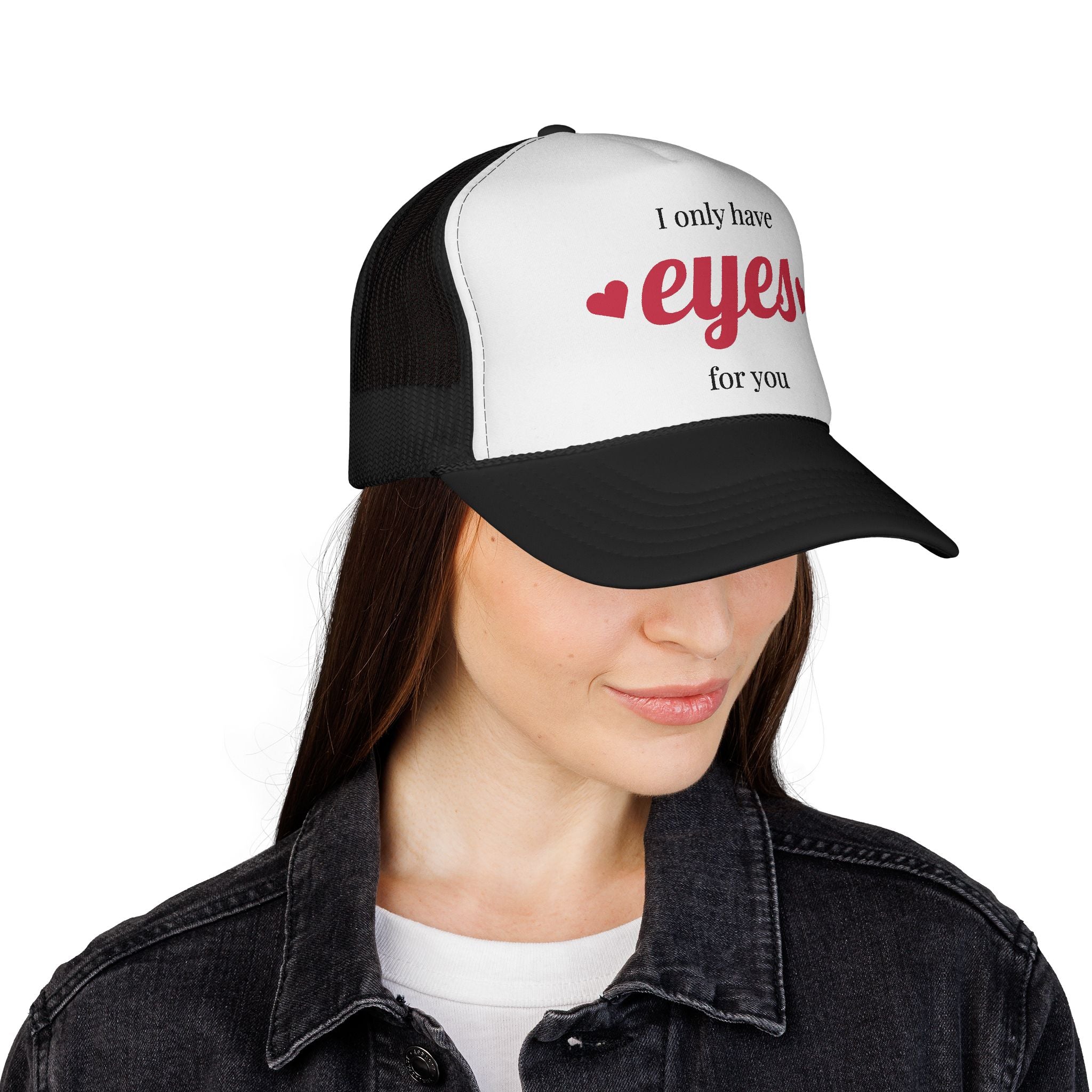 Romantic Trucker Caps, Gift for Him or Her, Cute Love Hat, Valentine's Day Accessory, Relationship Humor Cap, Fun Couple Gift